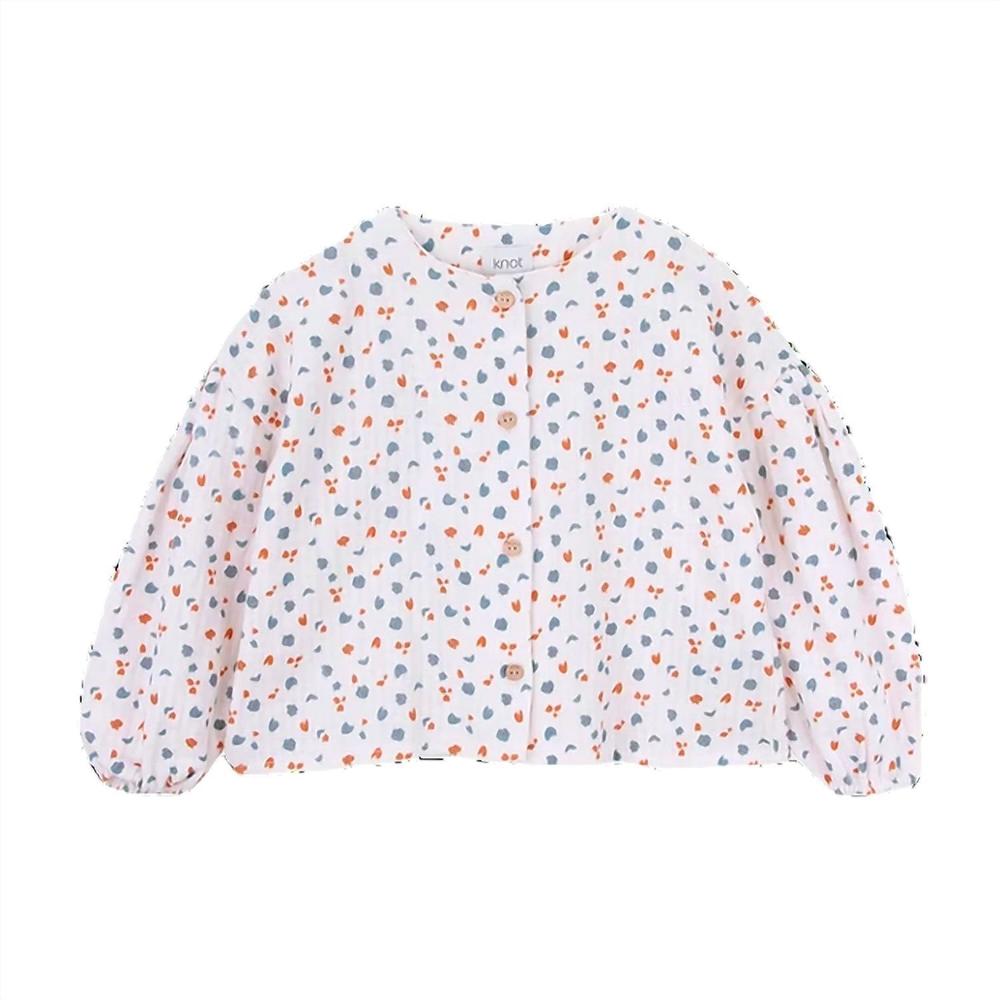 NEW KNOT girls editta blouse in white